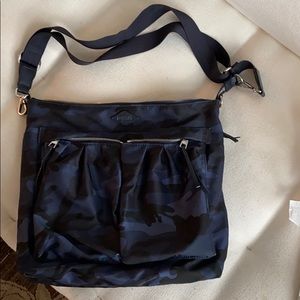 MZ Wallace Blue Camo cross body Purse